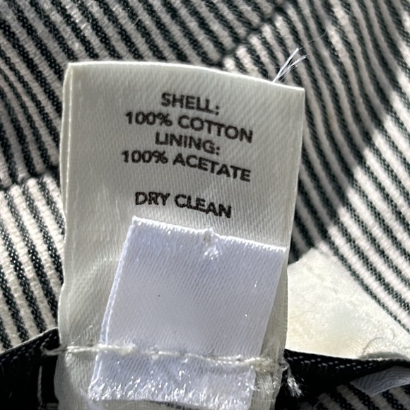 Ann Taylor LOFT Gray Striped Blazer Size 8P - Picture 12 of 13